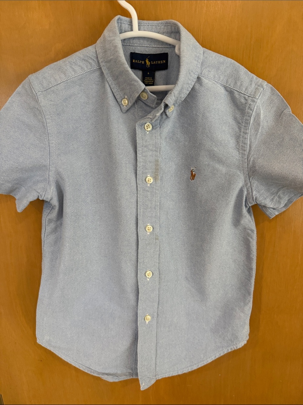 Ralph Lauren Light Blue Oxford Button-Down Shirt